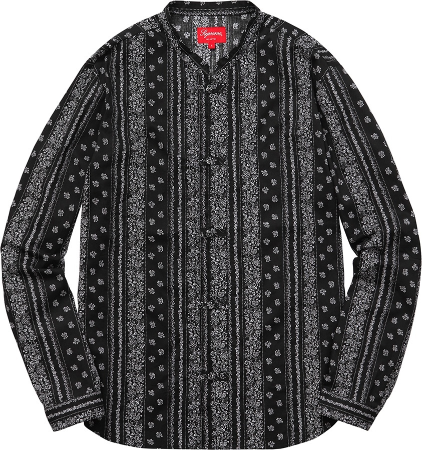 Toggle Band Collar Shirt view 2